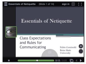 Essentials of Netiquette Screenshot